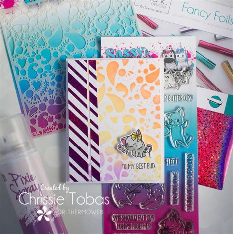 Sassy And Crafty Collab Toner Card Fronts Therm O Web