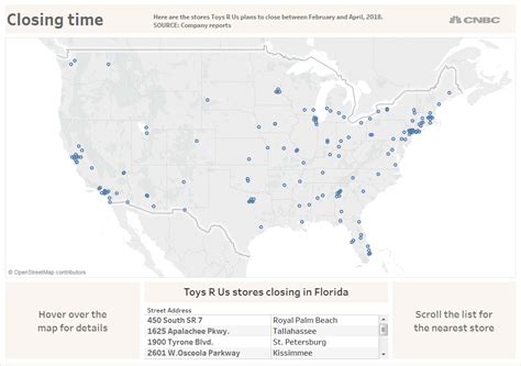 Why the stock market crashed (or corrected) on monday 5th february 2018. Here's a map of where Toys R Us stores are closing