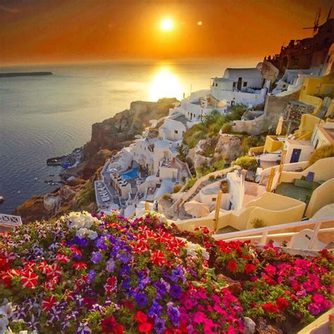 Santorini Beautiful Places Dream Vacations Greece