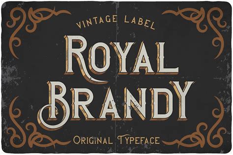 Royal Brandy Typeface Vintage Fonts Typeface Font Bundles
