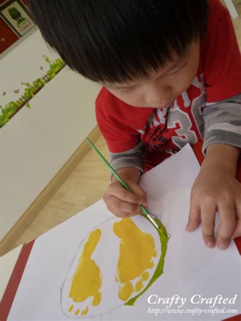 Crafty Blog Archive Crafts For Children Footprint Durian