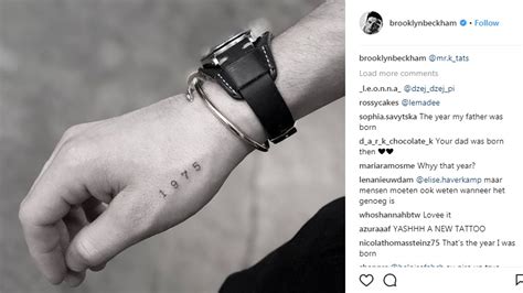 Brooklyn Beckham Just Had A Tattoo Honoring His Dad David Beckham All