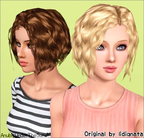 Sims 4 Short Curly Hair Cc Sideret