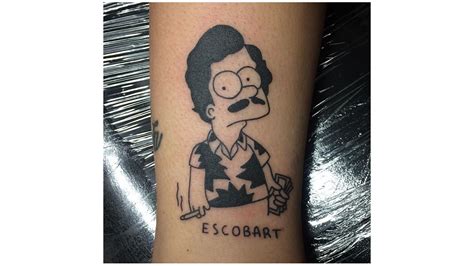Escobart done by Mario Coppola,Spilled Ink Tattoo Studio, Dublin : tattoos