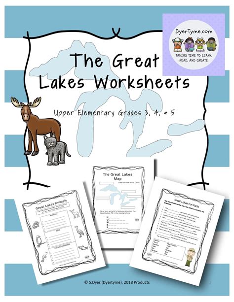 Three Great Lakes Worksheets That Can Be Added To Any Curriculum For