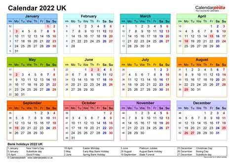 Printable 2022 Calendar With Holidays Free Letter Templates