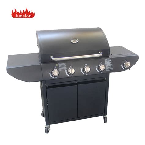 outdoor kitchen russian portable gas homemade barbecue novelty stainless bbq grill with 4 wheels