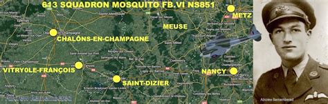 613 Squadron Mosquito Fbvi Ns851 Fllt Twiss Raf Lasham St Dizier
