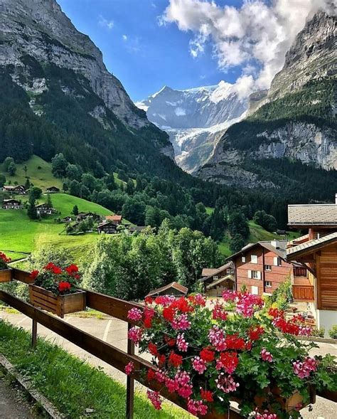 Living Europe Switzerland Green Scenery Beautiful Landscapes