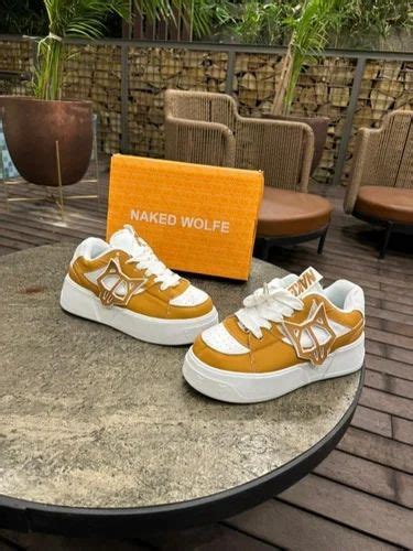 Naked Wolfe Kosa Low Top Leather Sneaker White Yellow At Rs 2500 Pair