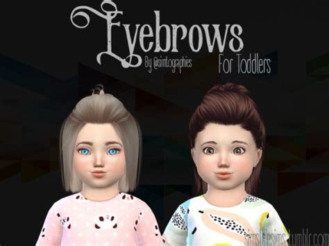 Ts4 Toddler Eyebrows Tumblr