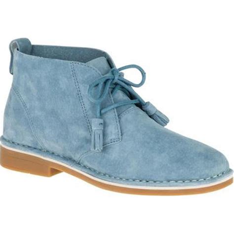 Hush Puppies HWR5490 401 Women S Cyra Catelyn Boot Blue Suede 6 5 B