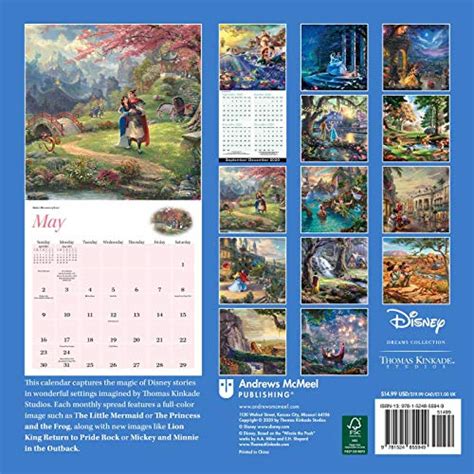 Our online calendar creator tool will help you do that. Disney Dreams Collection by Thomas Kinkade Studios: 2021 Square Wall Calendar - Calendar Store