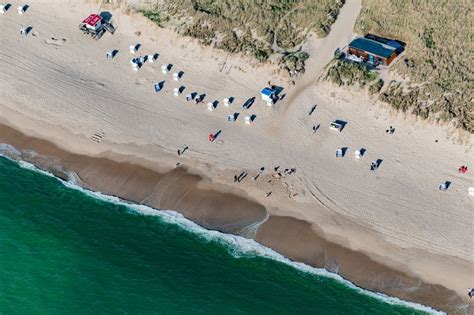 Sylt Von Oben Sandstrand Landschaft Samoa FKK Strand Im Ortsteil