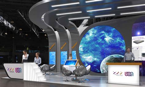 Futuristic Exhibition Stand Design Behance