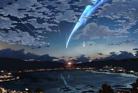 Experience The Magic Of Anime With Anime Sky Background 4k In Stunning Hd