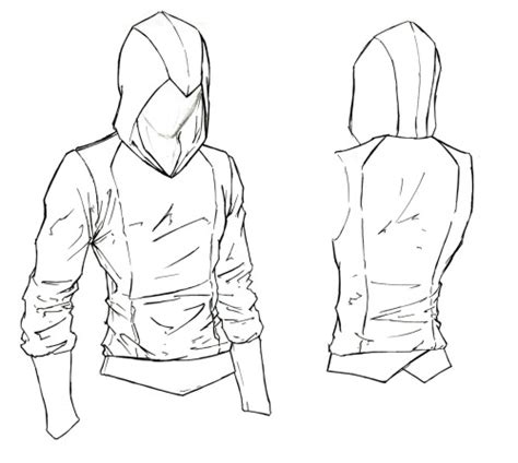 How do you draw the bottom of a hood? Beaked Hoodie | Forums