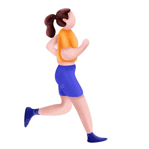 Running Girl Clipart Transparent Background Running Girl Run Sports