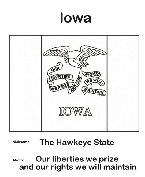 Printable Iowa Hawkeye Coloring Pages - kidsworksheetfun