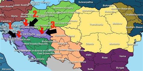 Karta Hrvatske I Mađarske Karta