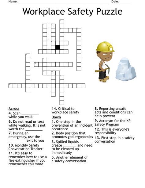 Ppe Safety Crossword Puzzle Answers Ethel Ashleys Crossword Puzzles