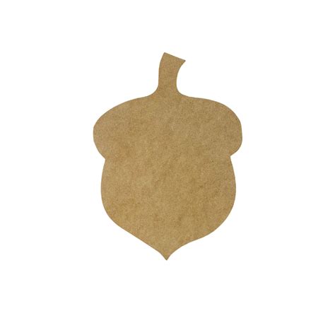 Fall Acorn Unfinished Cutout Wooden Shape Paintable Wooden Mdf Diy