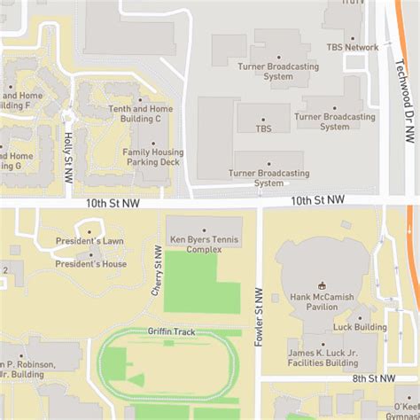Georgia Tech Campus Map Secretmuseum
