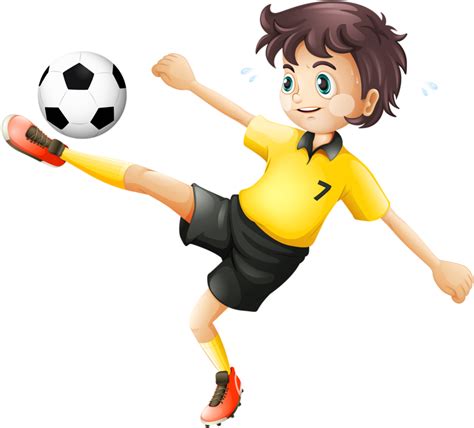 Фото Автор Soloveika На Яндекс Boy Kicking Football Cartoon Clipart