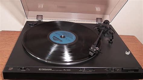 Pioneer Pl 333 Full Automatic Stereo Turntable 1988 Youtube