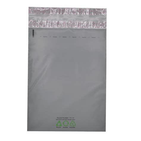 Recycled Gray Poly Mailers 10 X 13 Enviropackaging