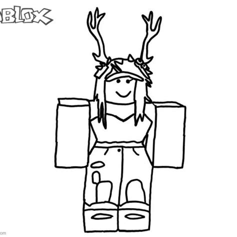 Denis Roblox Characters Pages Coloring Pages
