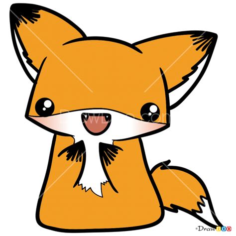 How To Draw Cute Fox Kawaii