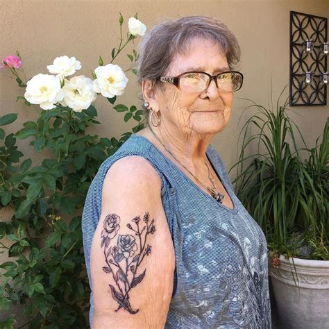 text tattoo tattoo lettering get a tattoo grandmother tattoo grandma tattoos never too old