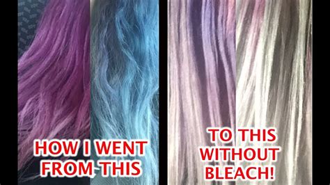 This is the hair color i started with. How to remove semi permanent hair color without bleach! -The vitamin C method- - YouTube