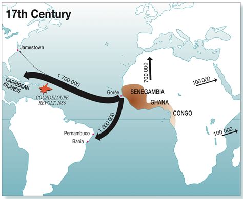 Map Of The Week Mapping The Slave Trade