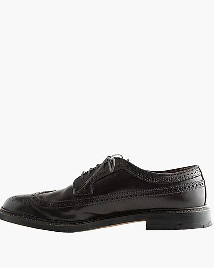 Jcrew Alden® For Jcrew Shell Cordovan Longwing Bluchers For Men