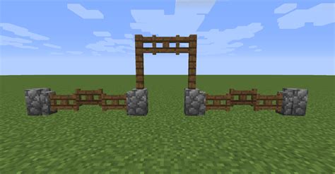 Minecraft Fence Gate Ideas Woodsinfo