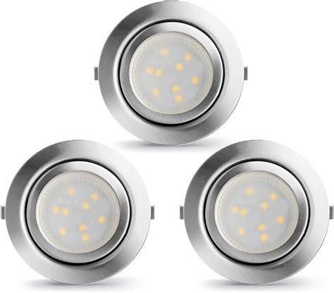 Lampaous Recessed Puck Lights Led Under Cabinet Lighting Dimmable 2