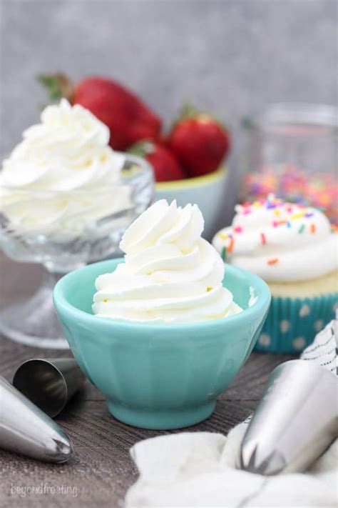 Easiest Ever Homemade Whipped Cream Frosting 2 Ingredients Recipe