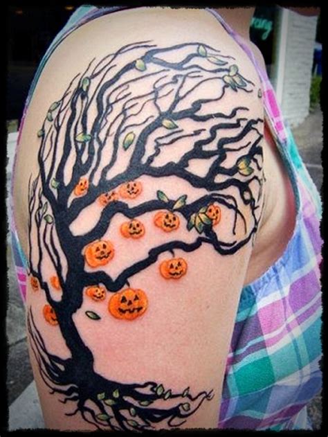 New School Halloween Tattoo Flash Images And Pictures Becuo