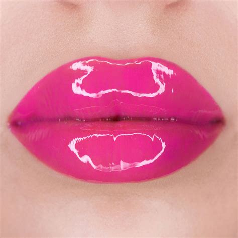 sour cherry lip gloss hot pink pink lipstick lips hot pink lips pink lips