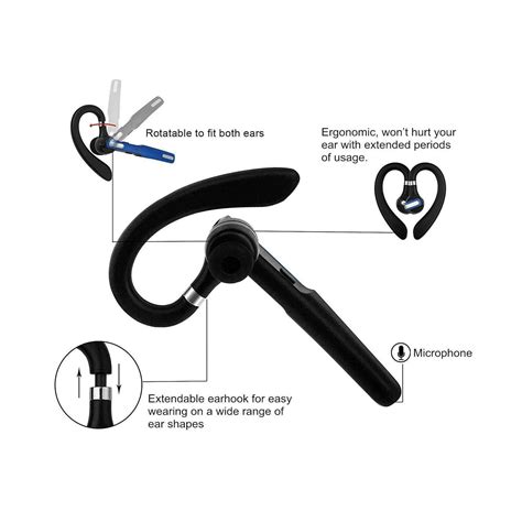 Bluetooth Headset Comexion Wireless Bluetooth Earpiece V41 Hands Free
