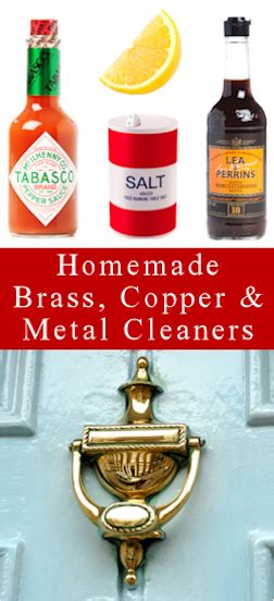 What is the best home remedy to clean brass? Homemade brass, cooper and metal cleaner via www.tipnut ...