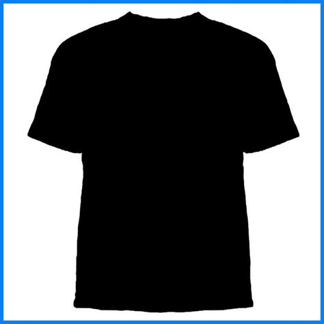 Black T Shirt Template Front And Back Psd Clipart Images And Photos