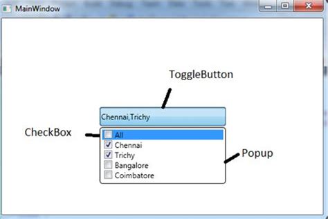 A toolkit for creating modern wpf applications. Multi Select ComboBox in WPF