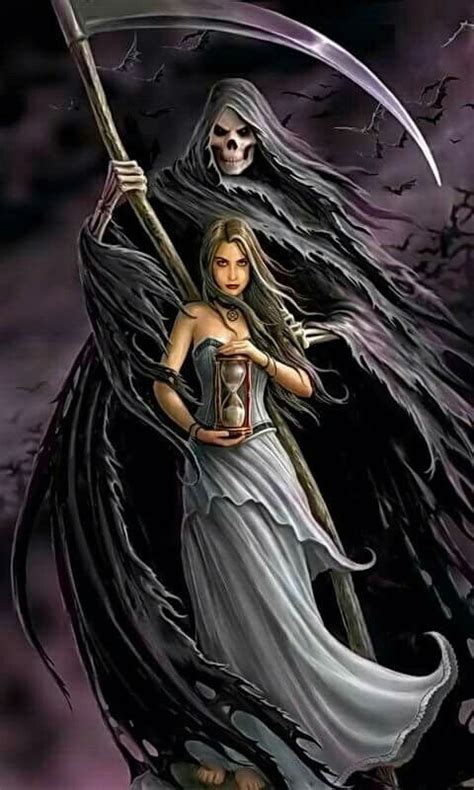 Santa Muerte Grim Reaper Art Grim Reaper Beautiful Dark Art