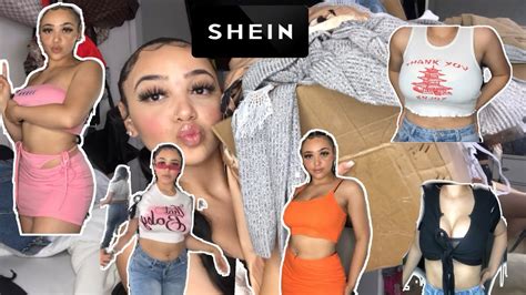 Huge Shein Try On Haul Affordable Clothing Review Myiaha Amora Youtube