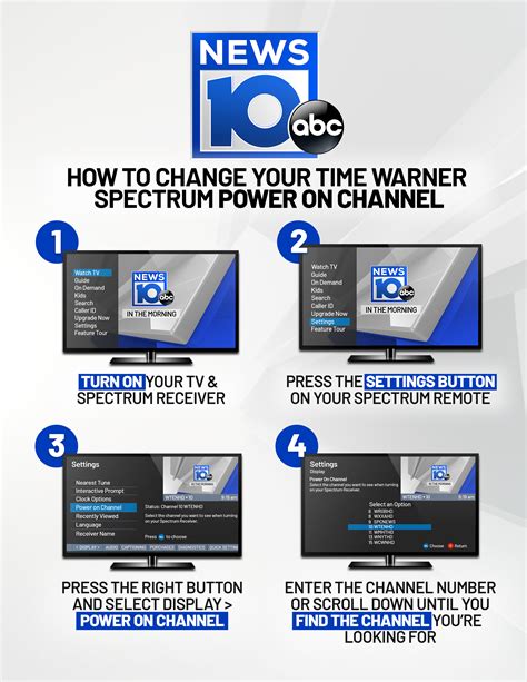 Time Warnerspectrum Cable Box Power On Channel Setup News10 Abc