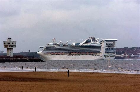 Worlds Largest Passenger Ship The Grand Princess In Liverpool