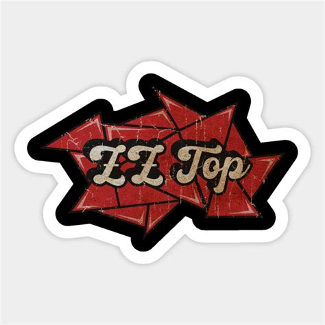 Zz Top Red Diamond Zz Top Sticker Teepublic